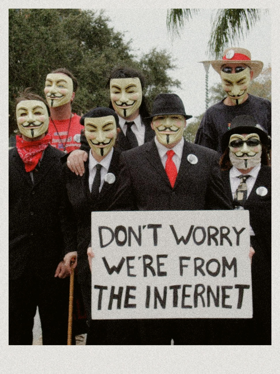anonymous protest picture